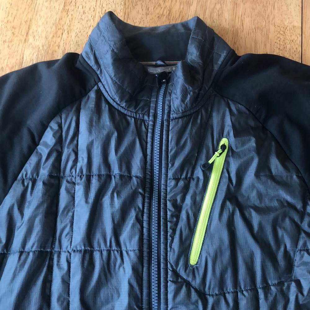 Smartwool Black Performance Jacket with Green Acc… - image 2